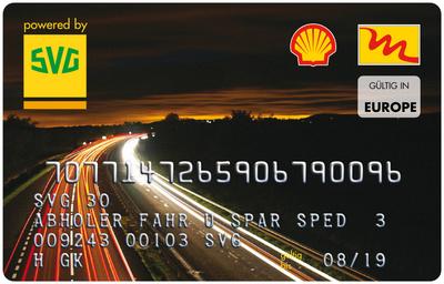 SVG euroShell Tankkarte SVG euroShell Tankkarte